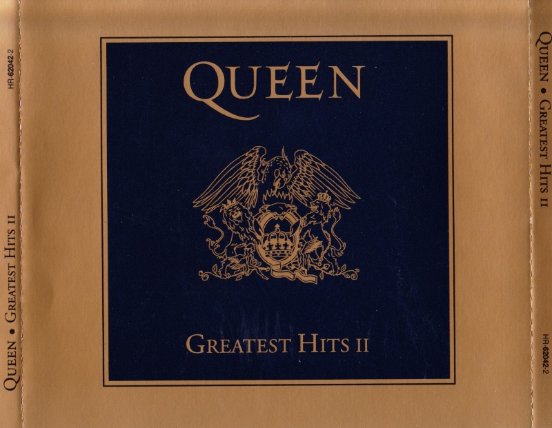 Queen  Greatest Hits I & II : Back + Inlay